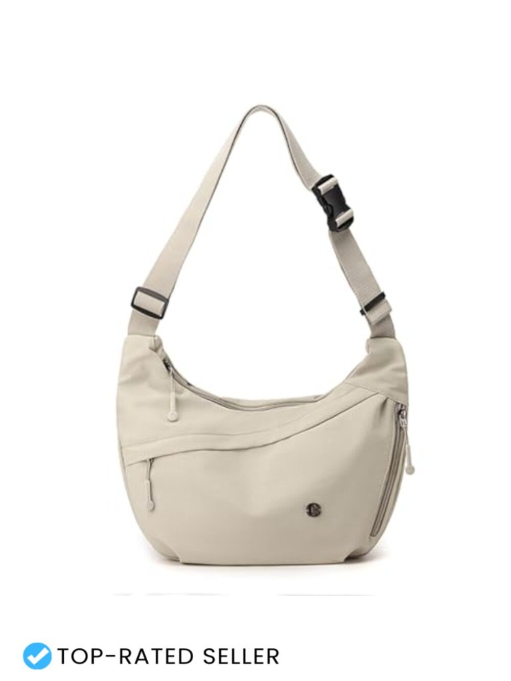 Nylon Crescent Crossbody Hobo Bag Lightweight Shoulder Purse Everyday Travel